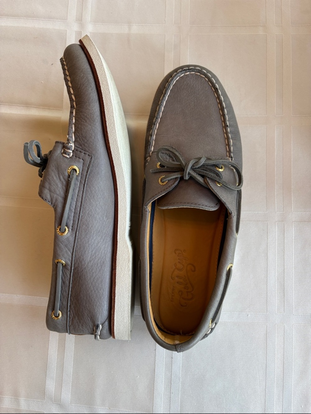 Sperry - Gold Cup Authentic Original 2-Eye Soft Leather Boat Shoe - Size 12